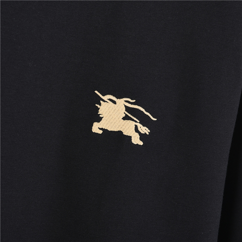 Burberry/巴宝莉 25SS后背战马长袖 黑色 白色
