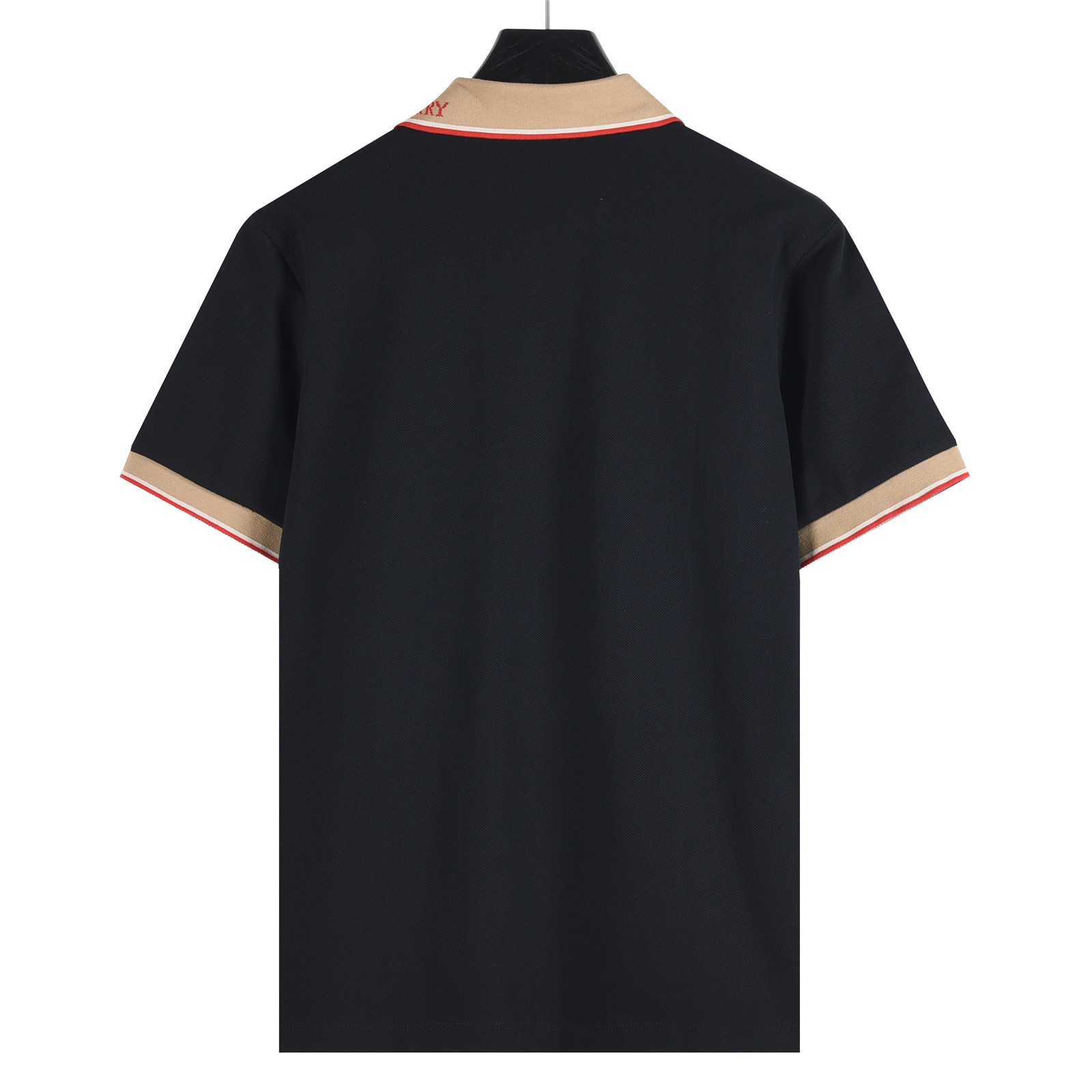 Burberry/巴宝莉 25SS领口织带字母短袖Polo衫 Burberry/巴宝莉 25SS领口织带字母短袖Polo衫