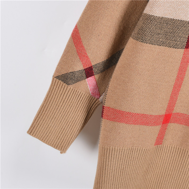 Burberry/巴宝莉 经典款常青格子开衫长袖毛衣外套-Chinese UA Cheap High Quatity Brand Clothes Bags handbags Sneakers wholesale wholesaler seller from China Factory suppliers Fashion Clothing Shoes best Quality Beautiful Price Burberry/巴宝莉 经典款常青格子开衫长袖毛衣外套
