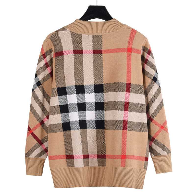 Burberry/巴宝莉 经典款常青格子开衫长袖毛衣外套-Chinese UA Cheap High Quatity Brand Clothes Bags handbags Sneakers wholesale wholesaler seller from China Factory suppliers Fashion Clothing Shoes best Quality Beautiful Price Burberry/巴宝莉 经典款常青格子开衫长袖毛衣外套