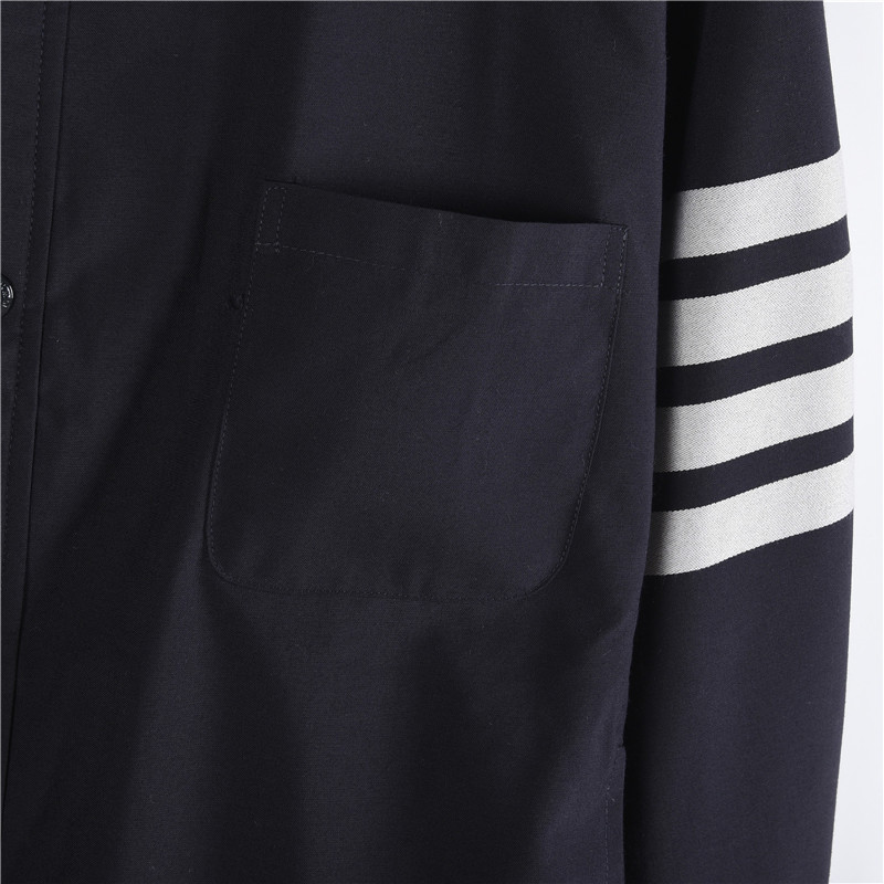 新款TB羊毛色织四杠夹克衬衫 THOM BROWNE 汤姆布朗 .TB羊毛色织夹克衬衣外套-High Quatity Cheap Brand wholesale wholesaler seller Clothes Bags handbags Sneakers Top Fashion Clothing Shoes from China Factory Chinese suppliers best Quality Beautiful Price 新款TB羊毛色织四杠夹克衬衫 THOM BROWNE 汤姆布朗 .TB羊毛色织夹克衬衣外套