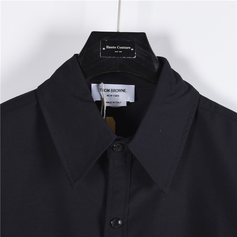 新款TB羊毛色织四杠夹克衬衫 THOM BROWNE 汤姆布朗 .TB羊毛色织夹克衬衣外套-High Quatity Cheap Brand wholesale wholesaler seller Clothes Bags handbags Sneakers Top Fashion Clothing Shoes from China Factory Chinese suppliers best Quality Beautiful Price 新款TB羊毛色织四杠夹克衬衫 THOM BROWNE 汤姆布朗 .TB羊毛色织夹克衬衣外套