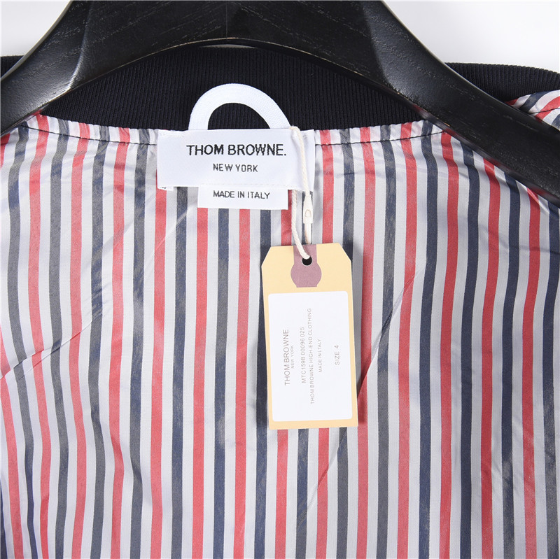 TB色织羊毛混纺四杠棒球服夹克 THOM BROWNE 汤姆布朗 .TB羊毛色织夹克棒球服拉链外套-High Quatity Cheap Brand wholesale wholesaler seller Clothes Bags handbags Sneakers Top Fashion Clothing Shoes from China Factory Chinese suppliers best Quality Beautiful Price TB色织羊毛混纺四杠棒球服夹克 THOM BROWNE 汤姆布朗 .TB羊毛色织夹克棒球服拉链外套