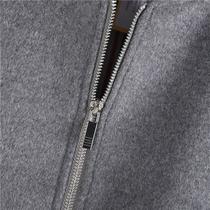 TB尼子毛料四杠棒球服夹克 新款 THOM BROWNE 汤姆布朗 .TB尼子毛料厚款夹克棒球服拉链外套-High Quatity Cheap Brand wholesale wholesaler seller Clothes Bags handbags Sneakers Top Fashion Clothing Shoes from China Factory Chinese suppliers best Quality Beautiful Price TB尼子毛料四杠棒球服夹克 新款 THOM BROWNE 汤姆布朗 .TB尼子毛料厚款夹克棒球服拉链外套