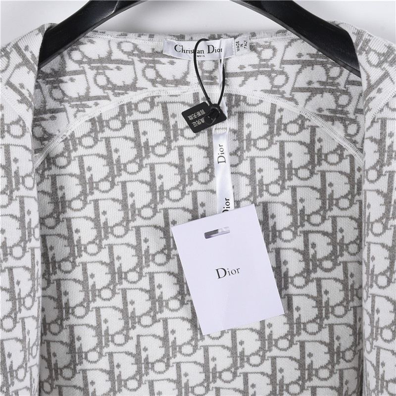 Dior/迪奥 24Fw 老花提花双面穿羊绒拉链外套