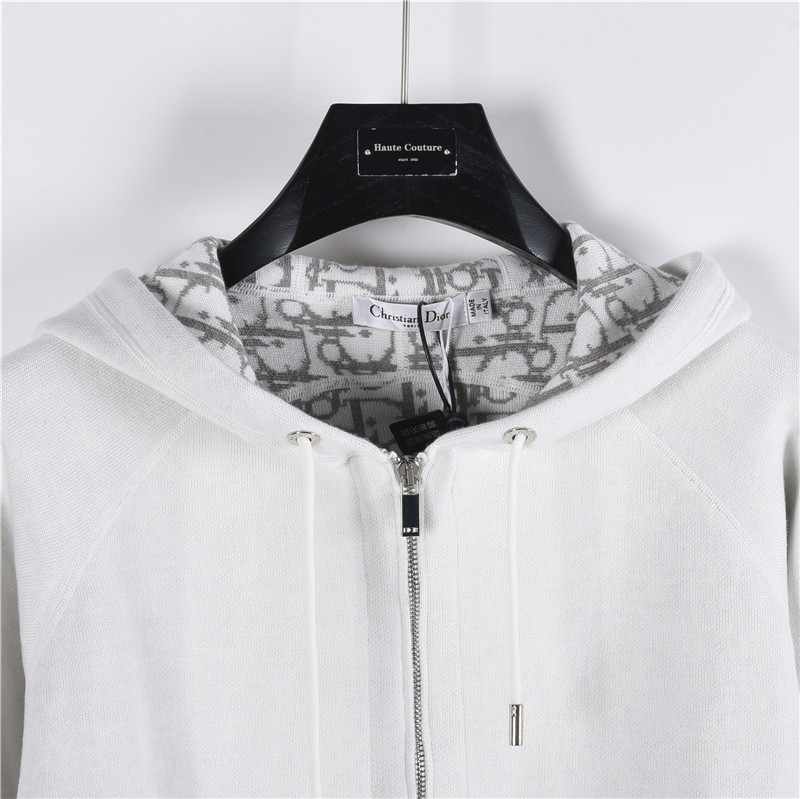 Dior/迪奥 24Fw 老花提花双面穿羊绒拉链外套
