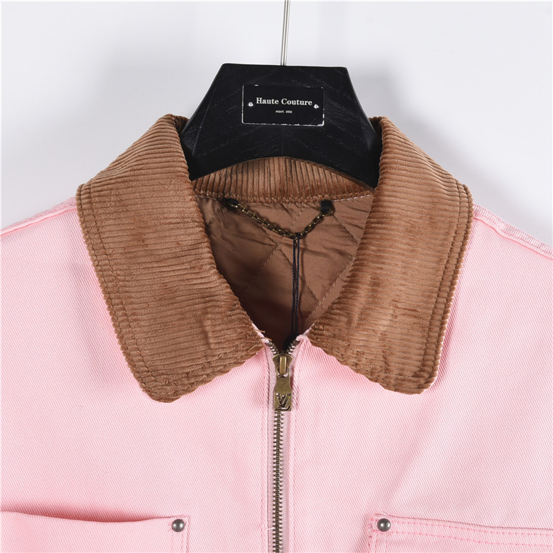 LouisVuitton x Nigo 翻领拉链工装夹克外套 LouisVuitton x Nigo 翻领拉链工装夹克外套