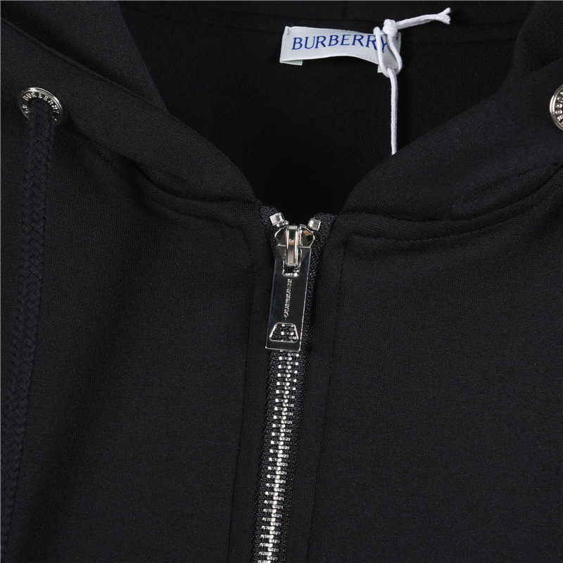 Burberry/巴宝莉 25Fw 侧边菱格纹织带战马刺绣双拉链套装外套 Burberry/巴宝莉 25Fw 侧边菱格纹织带战马刺绣双拉链套装外套