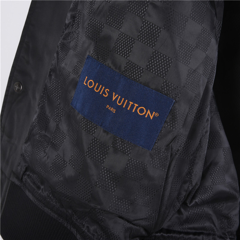 LouisVuitton/路易威登 3V烫钻棒球服 黑色