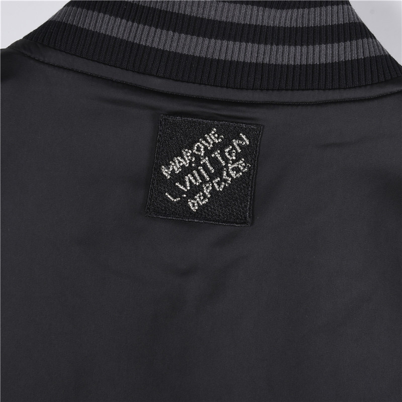 LouisVuitton/路易威登 3V烫钻棒球服 黑色