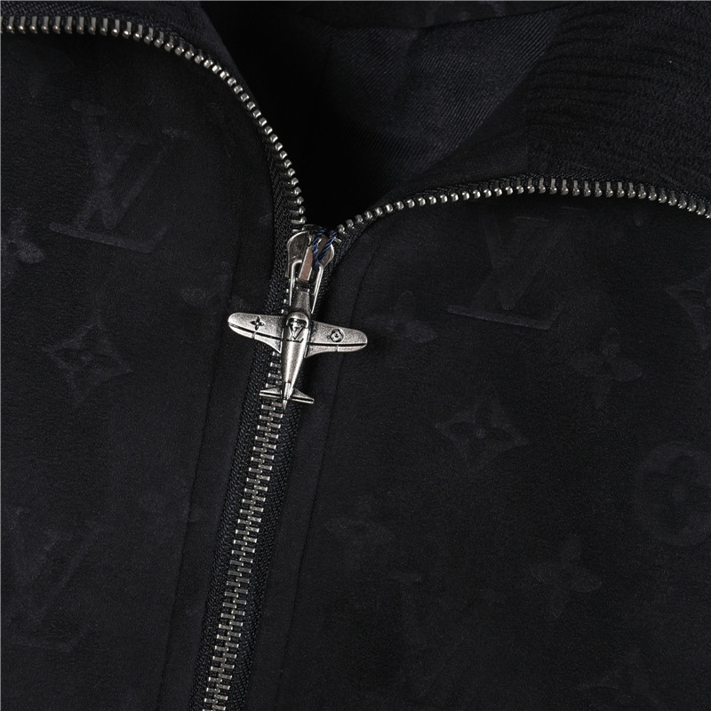 LouisVuitton/路易威登飞机拉链满印夹克外套