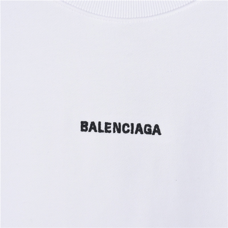 Balenciaga/巴黎世家 25Fw 前后刺绣圆领卫衣