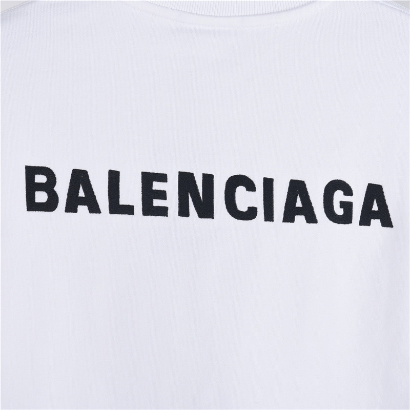 Balenciaga/巴黎世家 25Fw 前后刺绣圆领卫衣