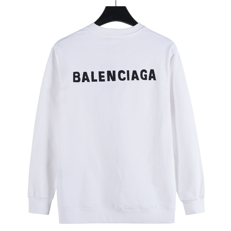 Balenciaga/巴黎世家 25Fw 前后刺绣圆领卫衣