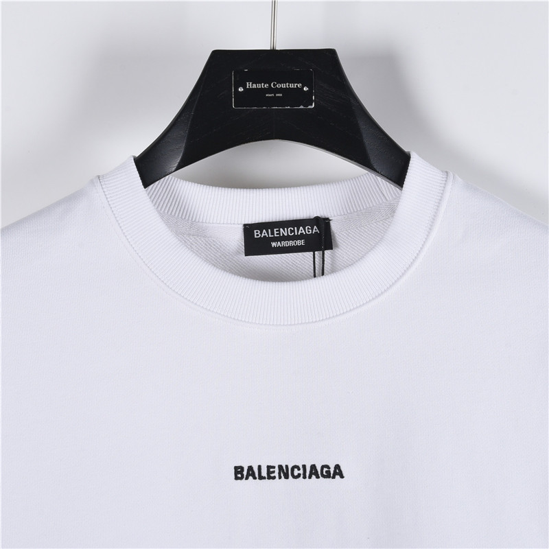 Balenciaga/巴黎世家 25Fw 前后刺绣圆领卫衣