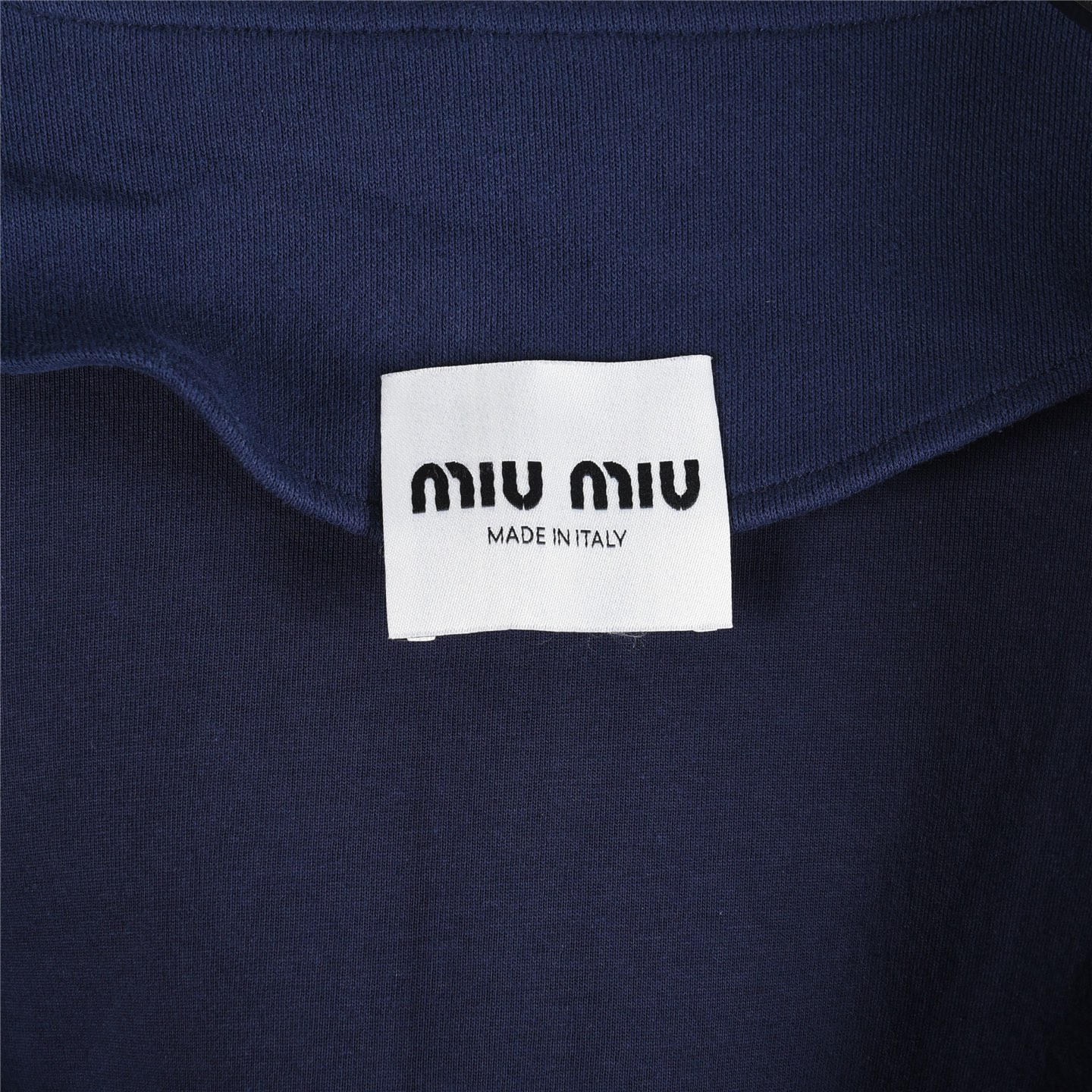 Miumiu/miumiu 24SS 超厚实平纹针织连帽夹克