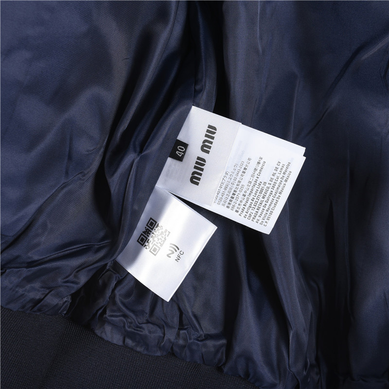 Miumiu/缪缪 24SS巴塔维亚高端羊毛夹克