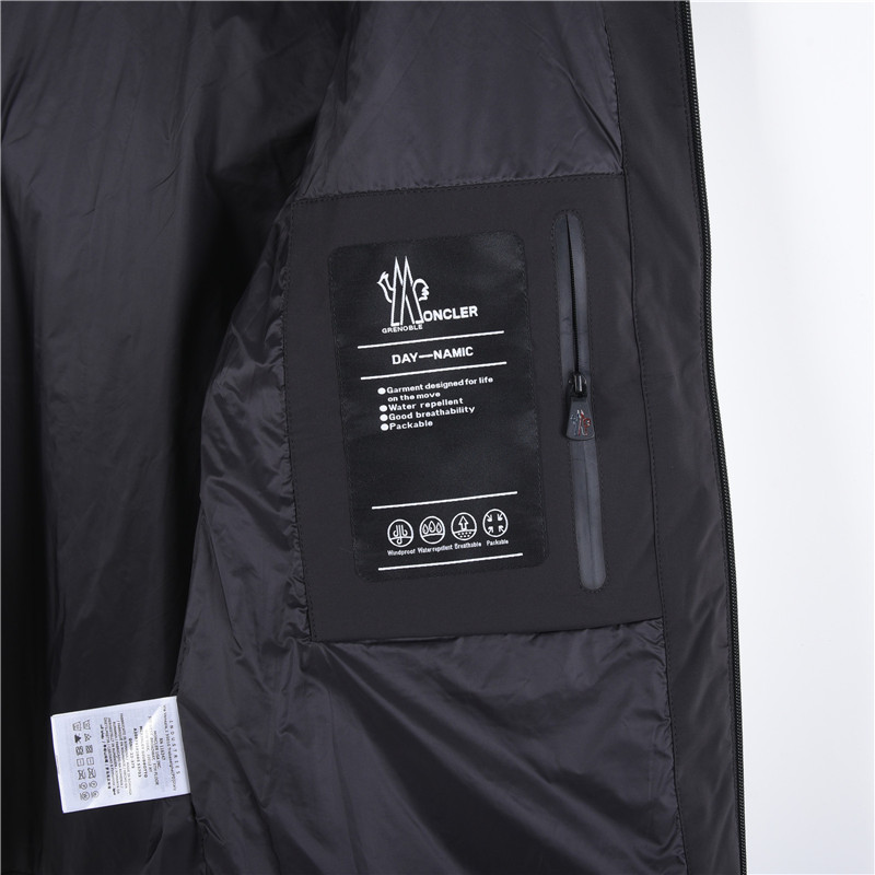 Moncler/蒙口 25FW秋冬新款尼龙撞色拼接户外拉链夹克