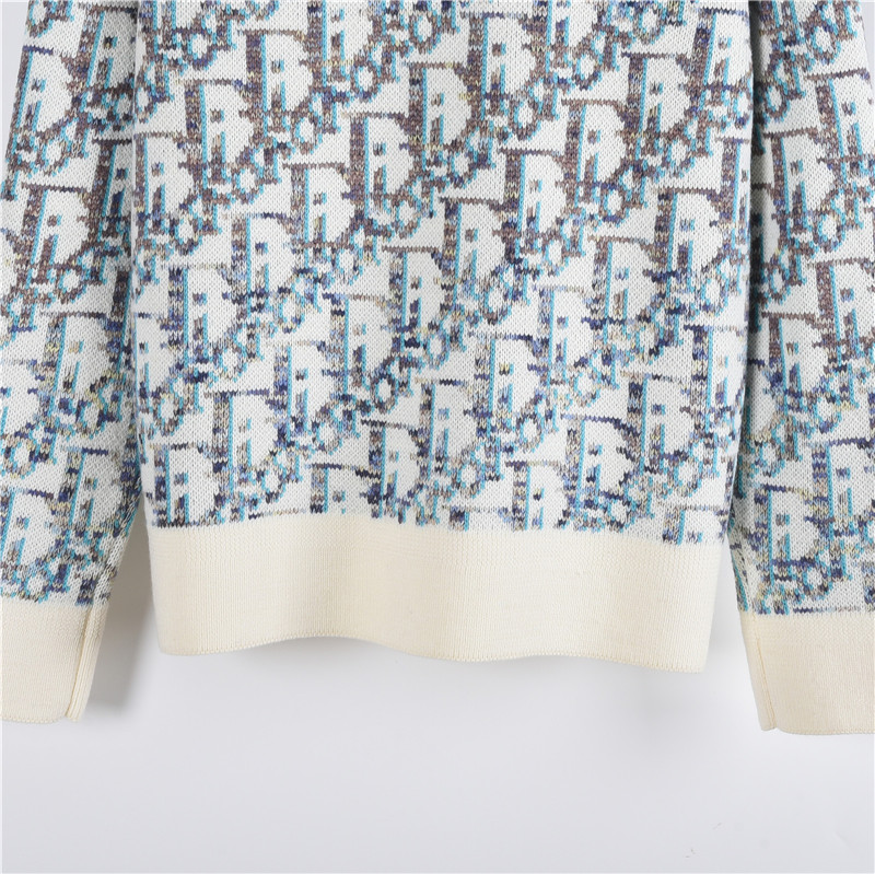 Dior/迪奥 25ss 满印提花毛衣开衫