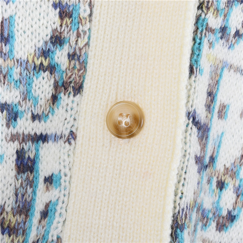 Dior/迪奥 25ss 满印提花毛衣开衫