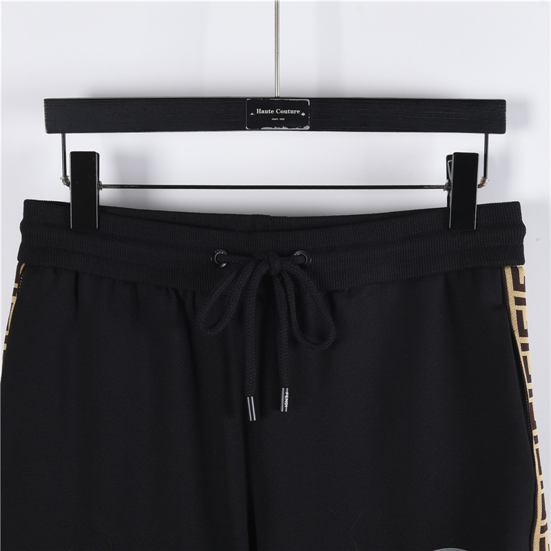 Fendi/芬迪 25FW侧边织带FF大标长裤