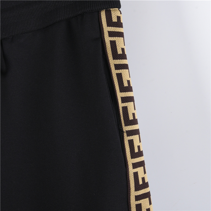 Fendi/芬迪 25FW侧边织带FF大标长裤
