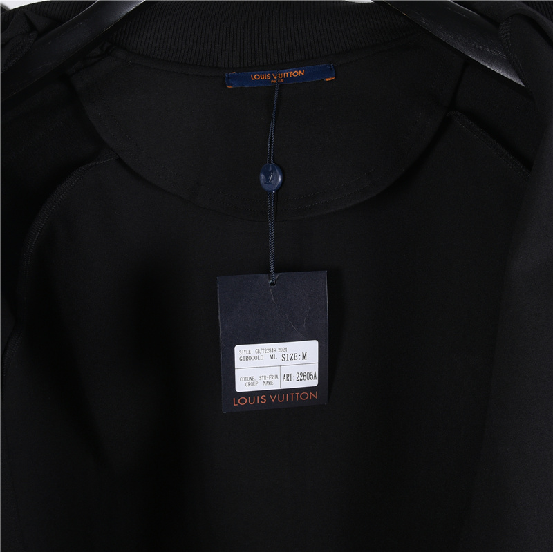 LouisVuitton/路易威登 25FW胸口lv碎钻拉链外套