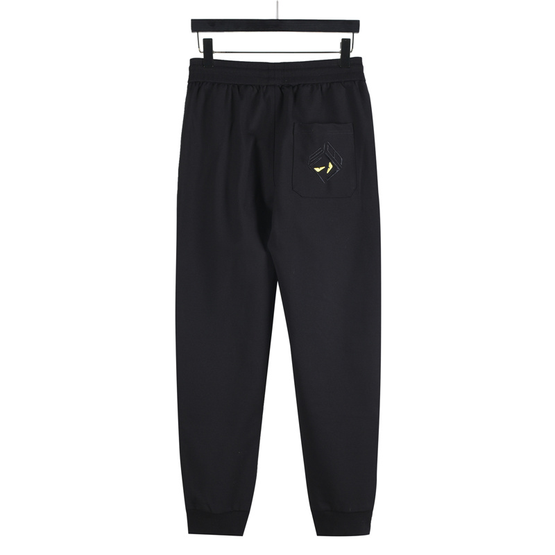 Fendi/芬迪 25FW小怪兽刺绣眼睛长裤