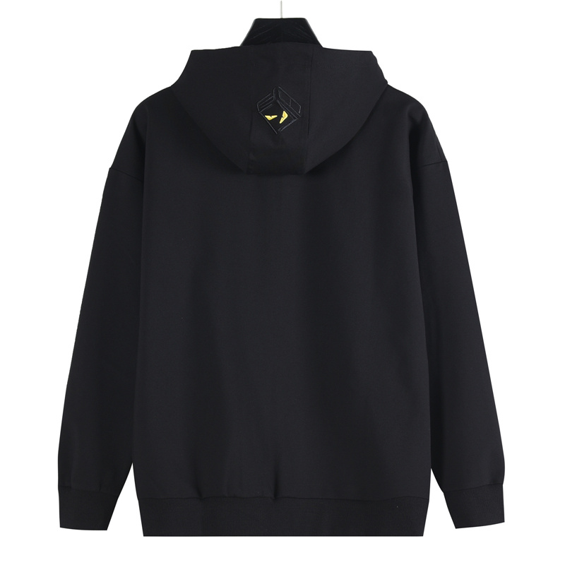 Fendi/芬迪 25FW小怪兽刺绣眼睛拉链外套