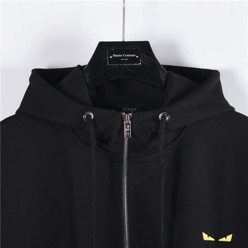 Fendi/芬迪 25FW小怪兽刺绣眼睛拉链外套