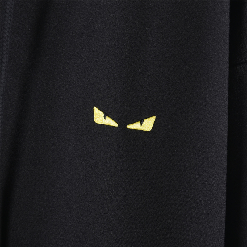 Fendi/芬迪 25FW小怪兽刺绣眼睛拉链外套