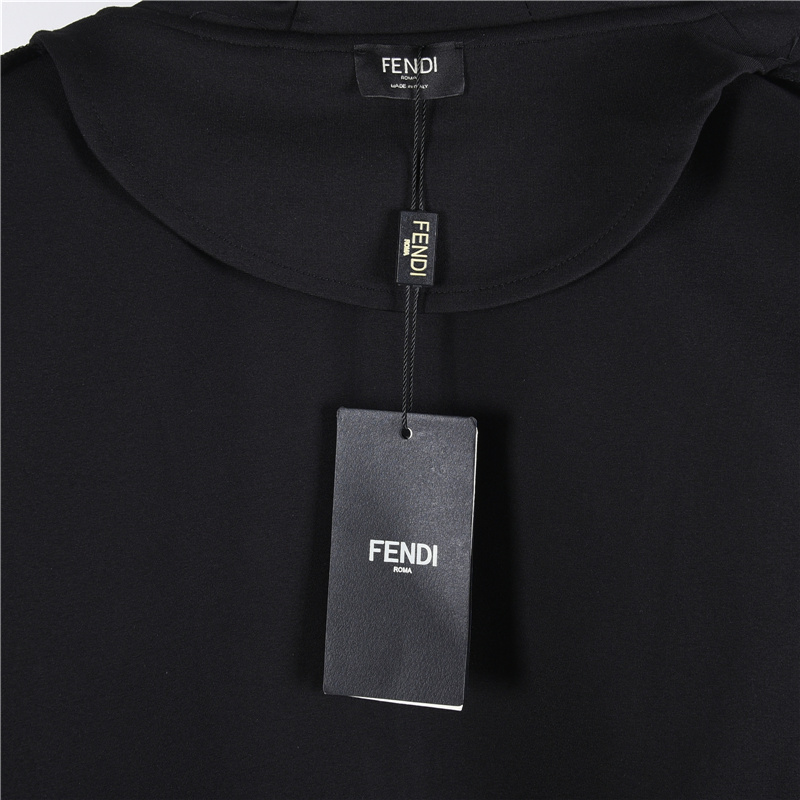 Fendi/芬迪 25FW小怪兽刺绣眼睛拉链外套