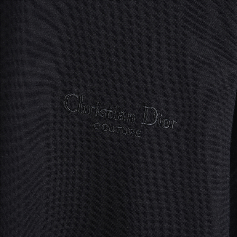 Dior/迪奥 经典刺绣签名长袖 黑色 白色