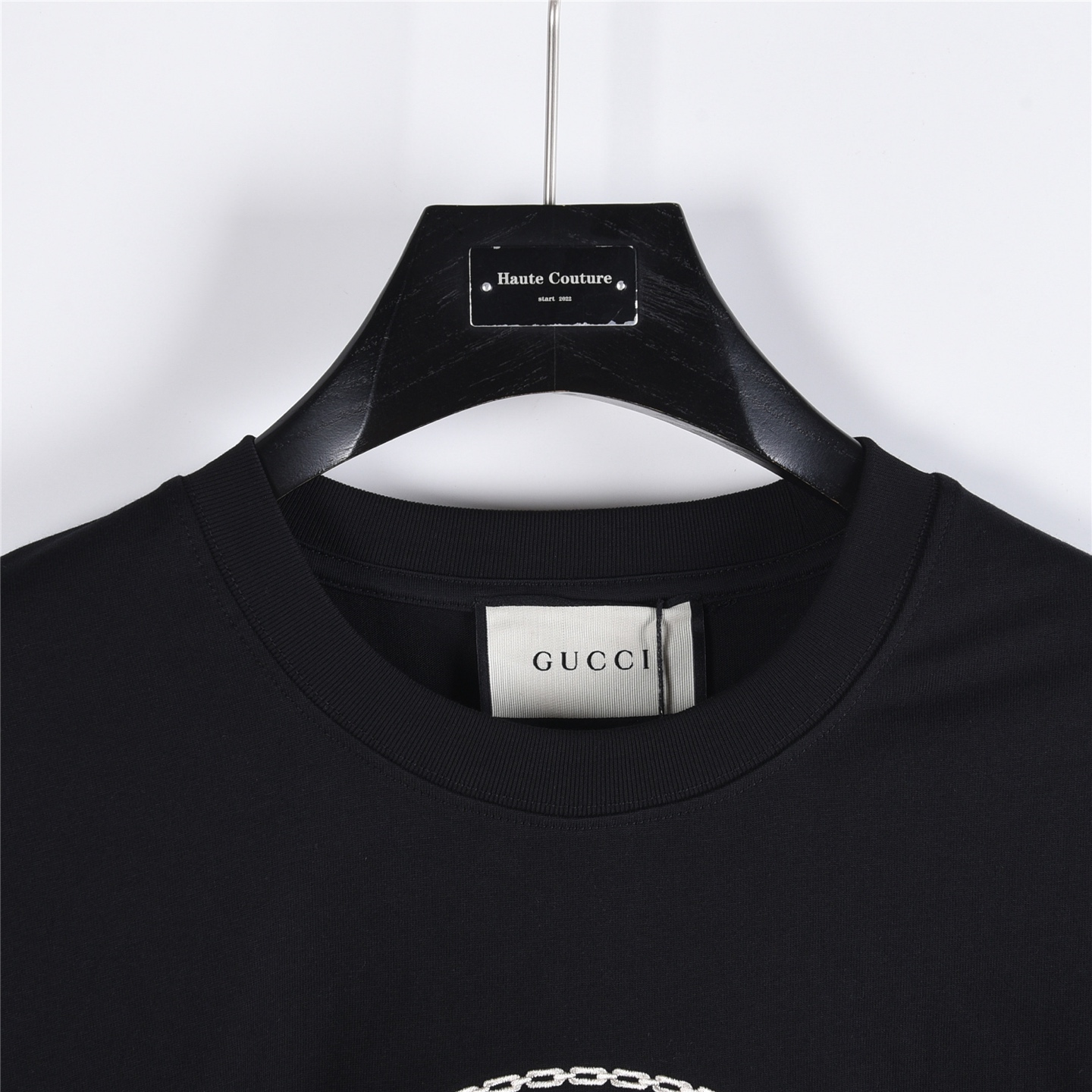 Gucci/古驰 25SS 简约小马长袖 黑色 白色