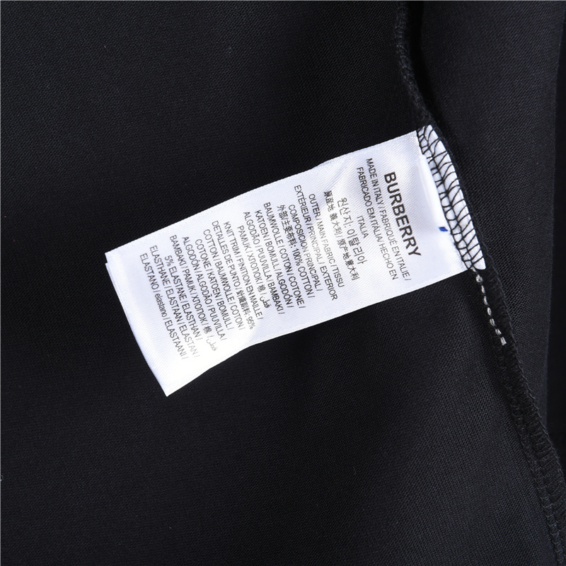 Burberry/巴宝莉 彩色刺绣战马长袖 黑色 白色