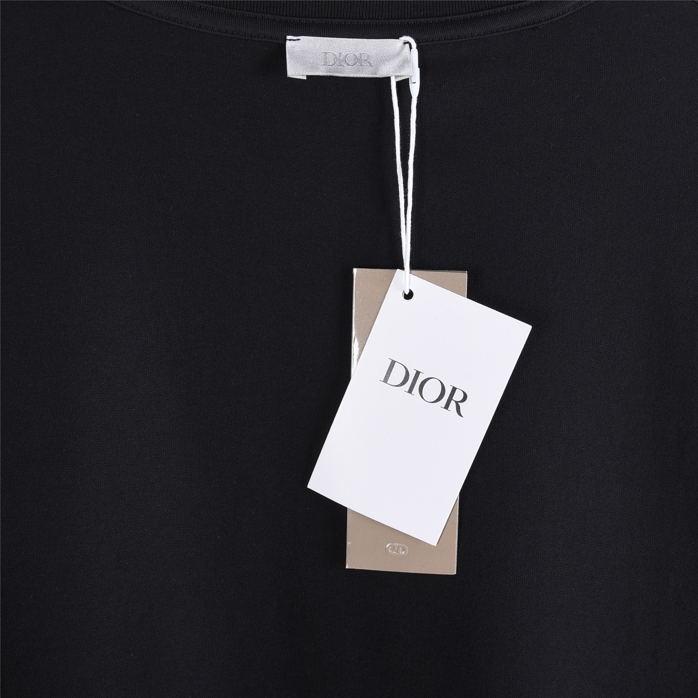 Dior/迪奥 简约胸口方标长袖 黑色 白色