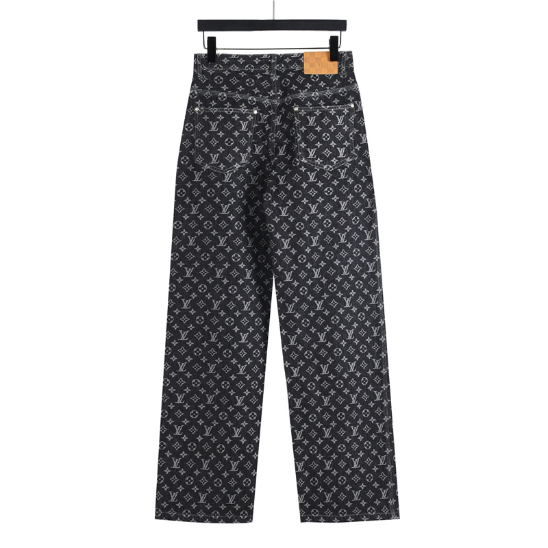 LouisVuitton 路易威登 满印老花套装牛仔长裤