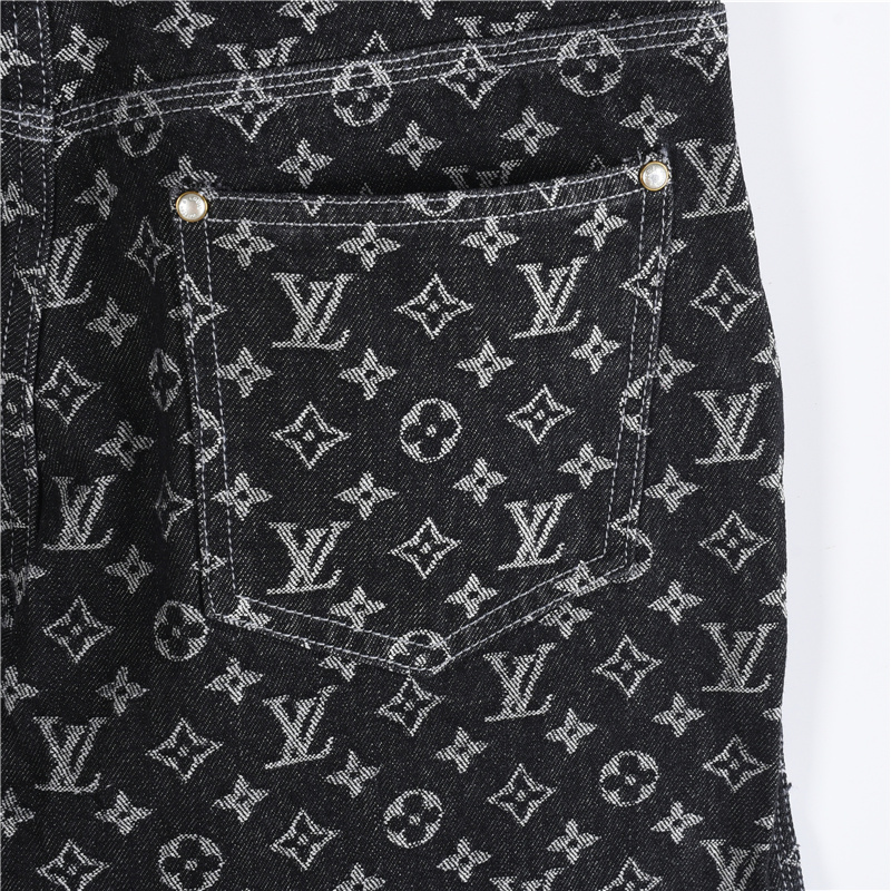 LouisVuitton 路易威登 满印老花套装牛仔长裤