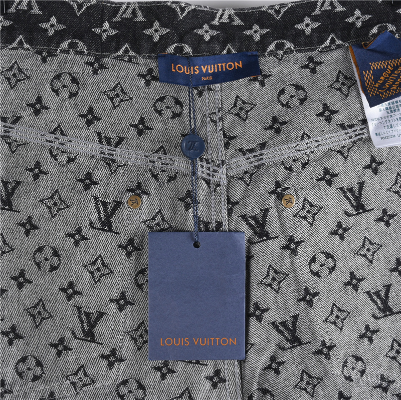 LouisVuitton 路易威登 满印老花套装牛仔长裤