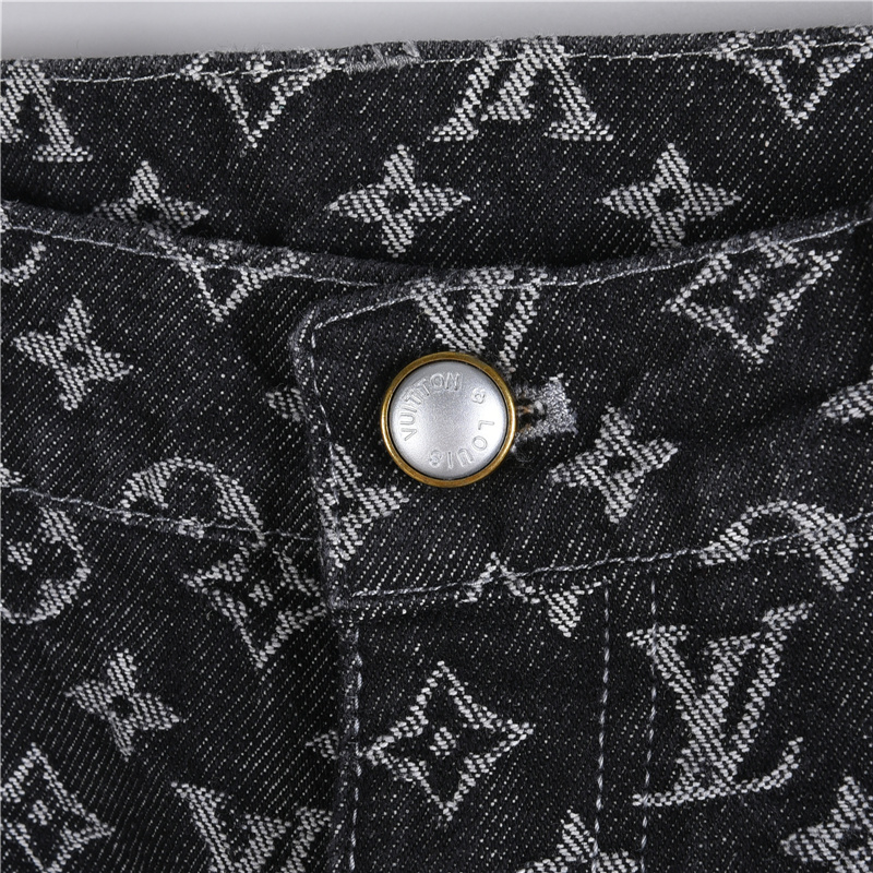 LouisVuitton 路易威登 满印老花套装牛仔长裤