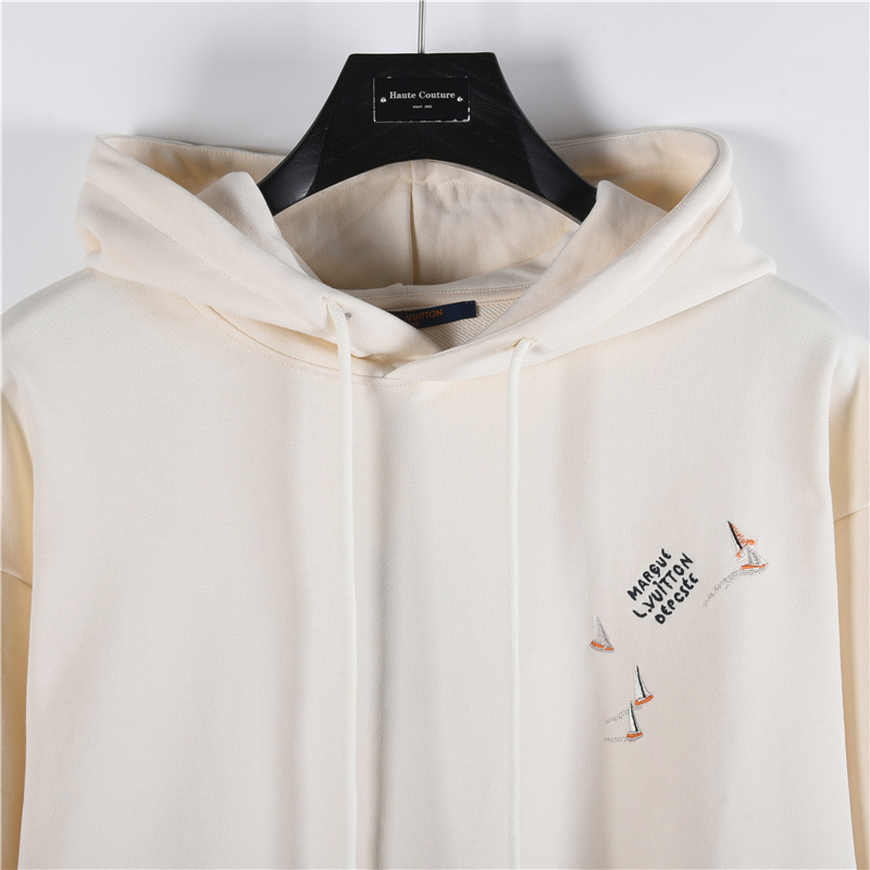 LouisVuitton/路易威登 25Fw帆船刺绣连帽卫衣-High Quatity Cheap Brand wholesale wholesaler seller Clothes Bags handbags Sneakers Top Fashion Clothing Shoes from China Factory Chinese suppliers best Quality Beautiful Price LouisVuitton/路易威登 25Fw帆船刺绣连帽卫衣