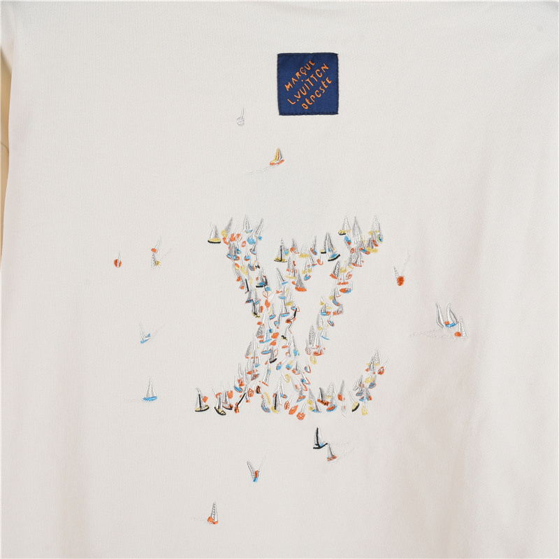 LouisVuitton/路易威登 25Fw帆船刺绣连帽卫衣-High Quatity Cheap Brand wholesale wholesaler seller Clothes Bags handbags Sneakers Top Fashion Clothing Shoes from China Factory Chinese suppliers best Quality Beautiful Price LouisVuitton/路易威登 25Fw帆船刺绣连帽卫衣