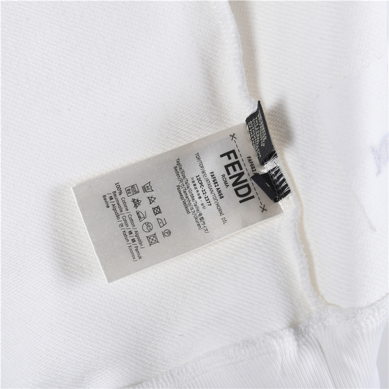 Fendi/芬迪 25Fw老佛爷皮标卫衣-High Quatity Cheap Brand wholesale wholesaler seller Clothes Bags handbags Sneakers Top Fashion Clothing Shoes from China Factory Chinese suppliers best Quality Beautiful Price Fendi/芬迪 25Fw老佛爷皮标卫衣
