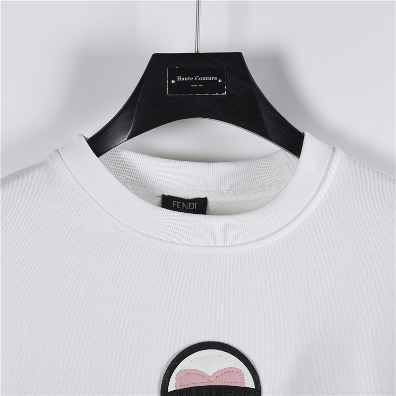 Fendi/芬迪 25Fw老佛爷皮标卫衣-High Quatity Cheap Brand wholesale wholesaler seller Clothes Bags handbags Sneakers Top Fashion Clothing Shoes from China Factory Chinese suppliers best Quality Beautiful Price Fendi/芬迪 25Fw老佛爷皮标卫衣
