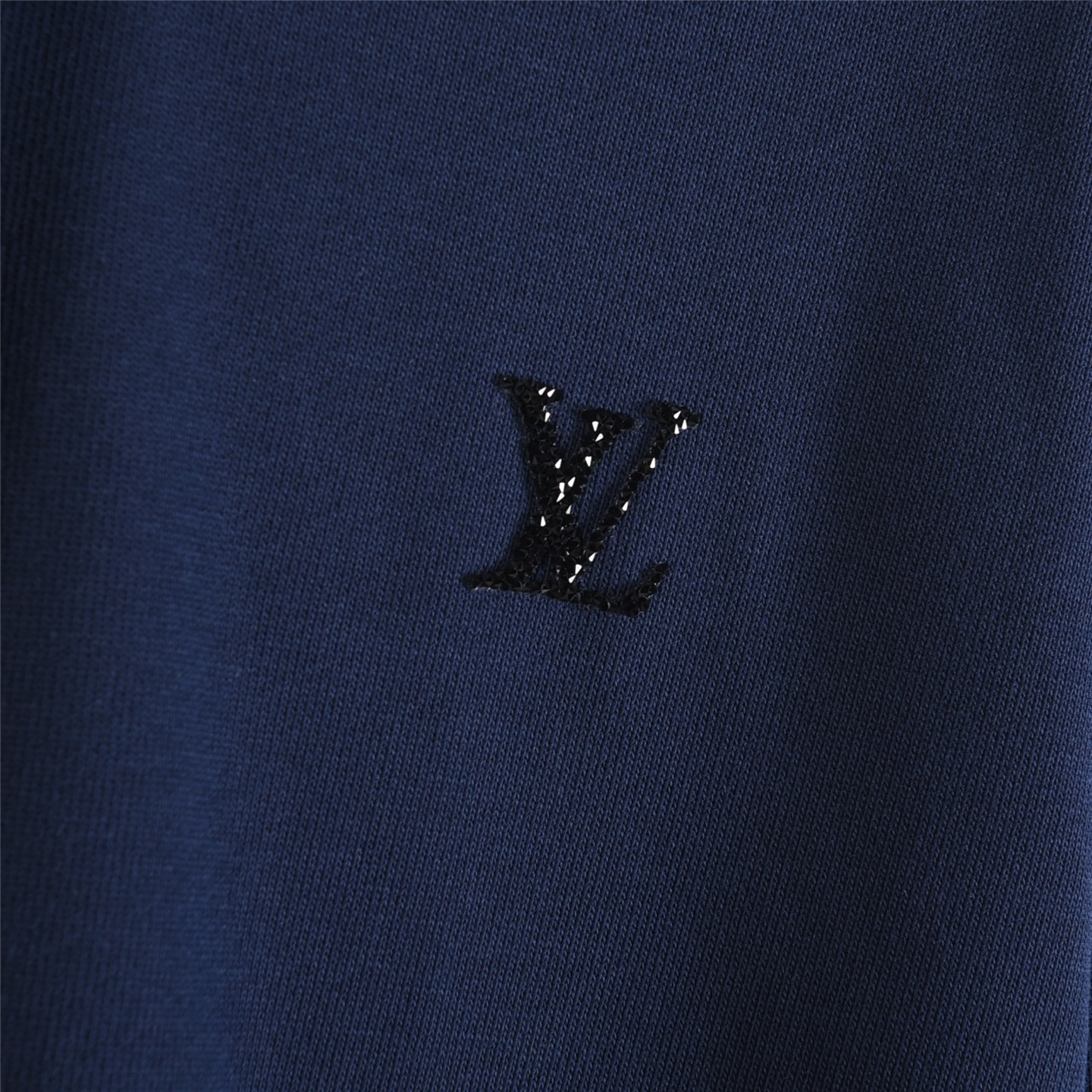 LouisVuitton/路易威登 老花拼帽绳连帽卫衣
