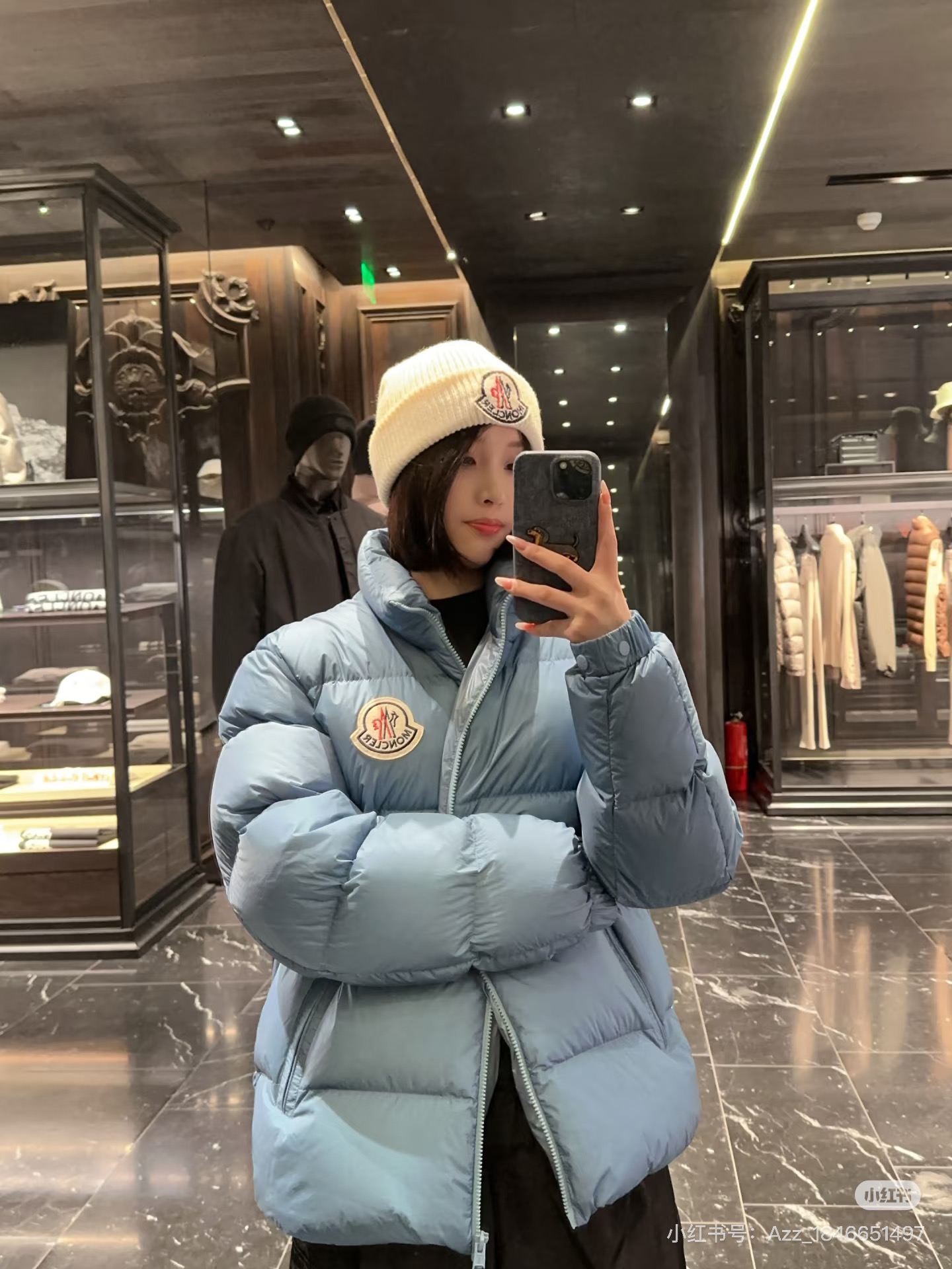 Moncler/蒙口 Mon Citala 简约立领大标羽绒服 上身效果#