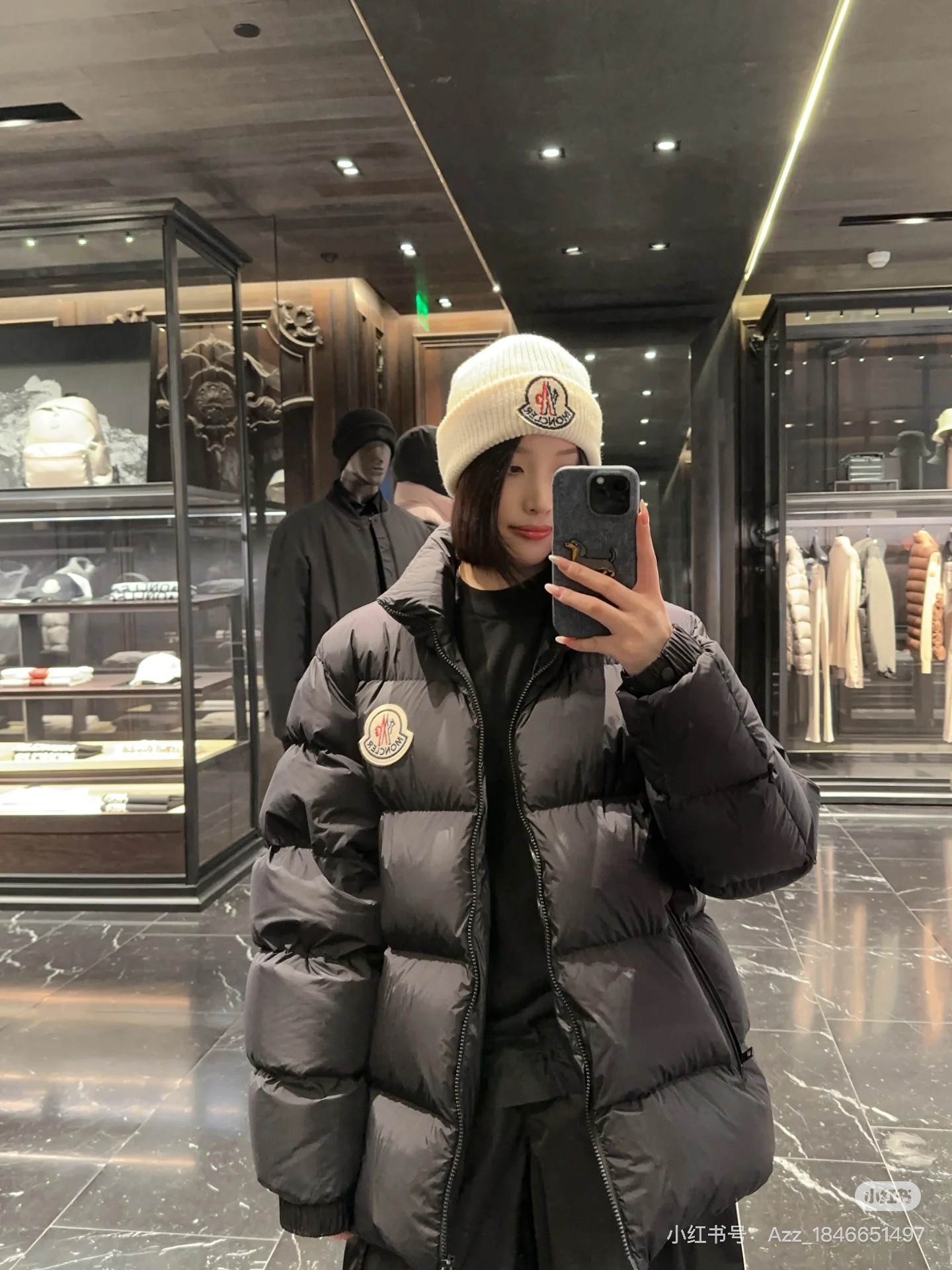 Moncler/蒙口 Mon Citala 简约立领大标羽绒服 上身效果#