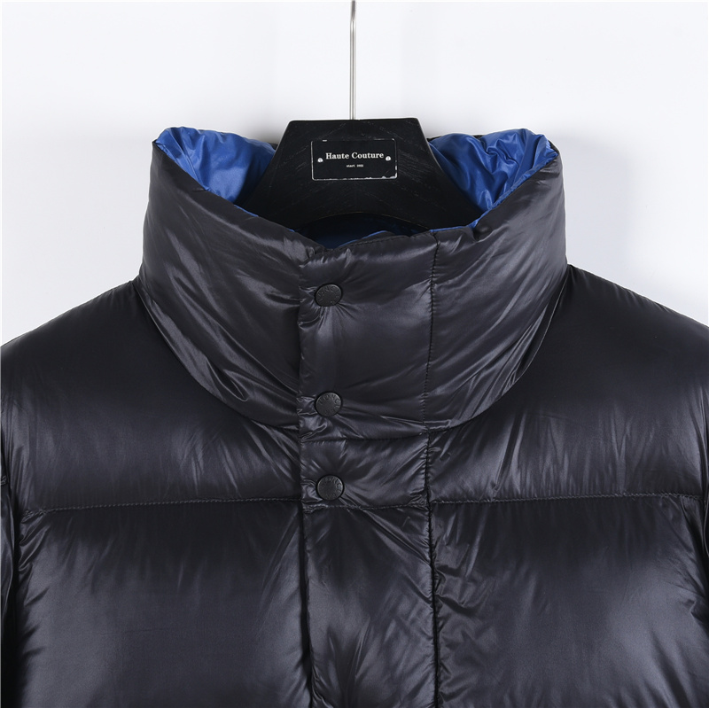 Moncler/蒙口24ss限定配色黄标拼接立领羽绒服