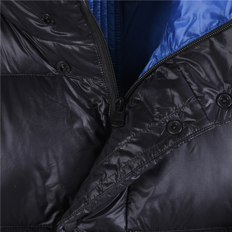 Moncler/蒙口24ss限定配色黄标拼接立领羽绒服