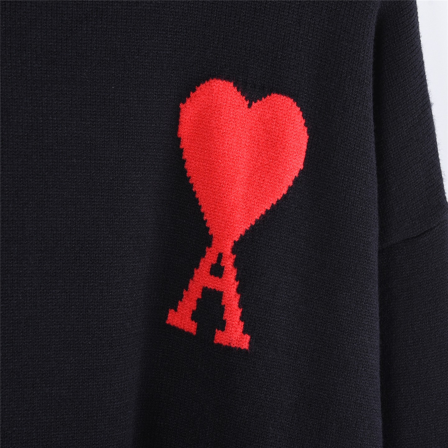 Ami/艾米 24Fw 刺绣爱心微标毛衣-Chinese wholesaler seller Clothes Bags handbags wholesale Shoes High Quatity wholesaler seller Cheap Sneakers from China Factory Chinese suppliers china wholesale clothing wholesaler seller Ami/艾米 24Fw 刺绣爱心微标毛衣